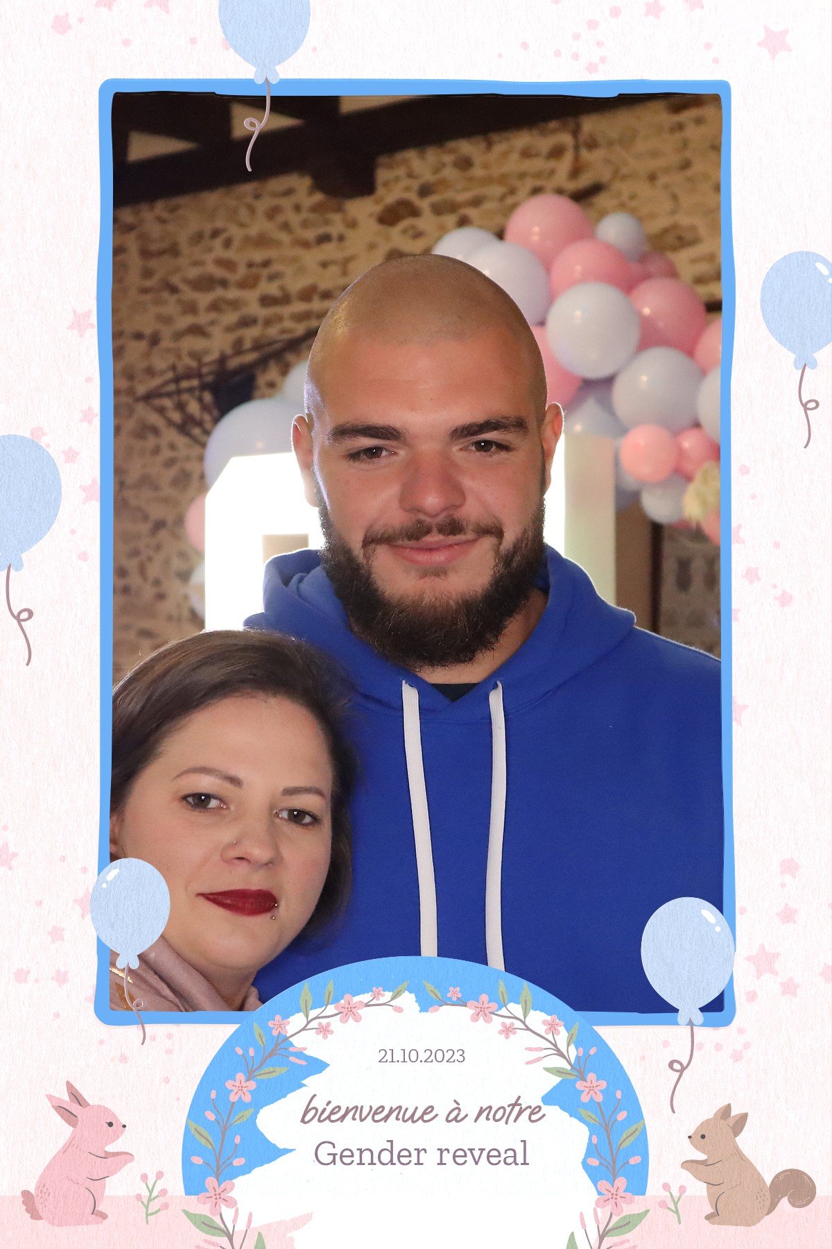 Photo Gender Reveal avec cadre (40)