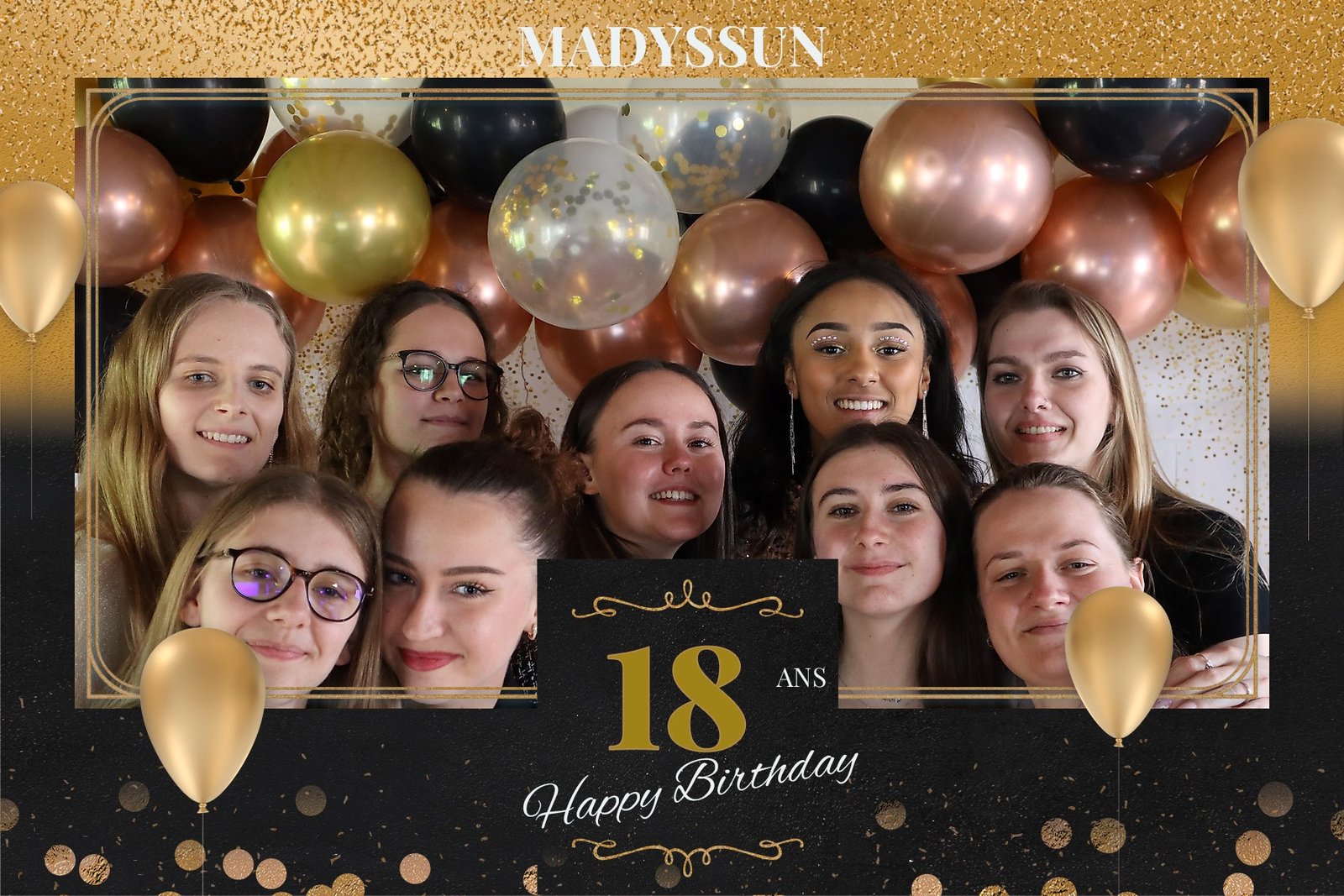 photos originales anniversaire Madissun52