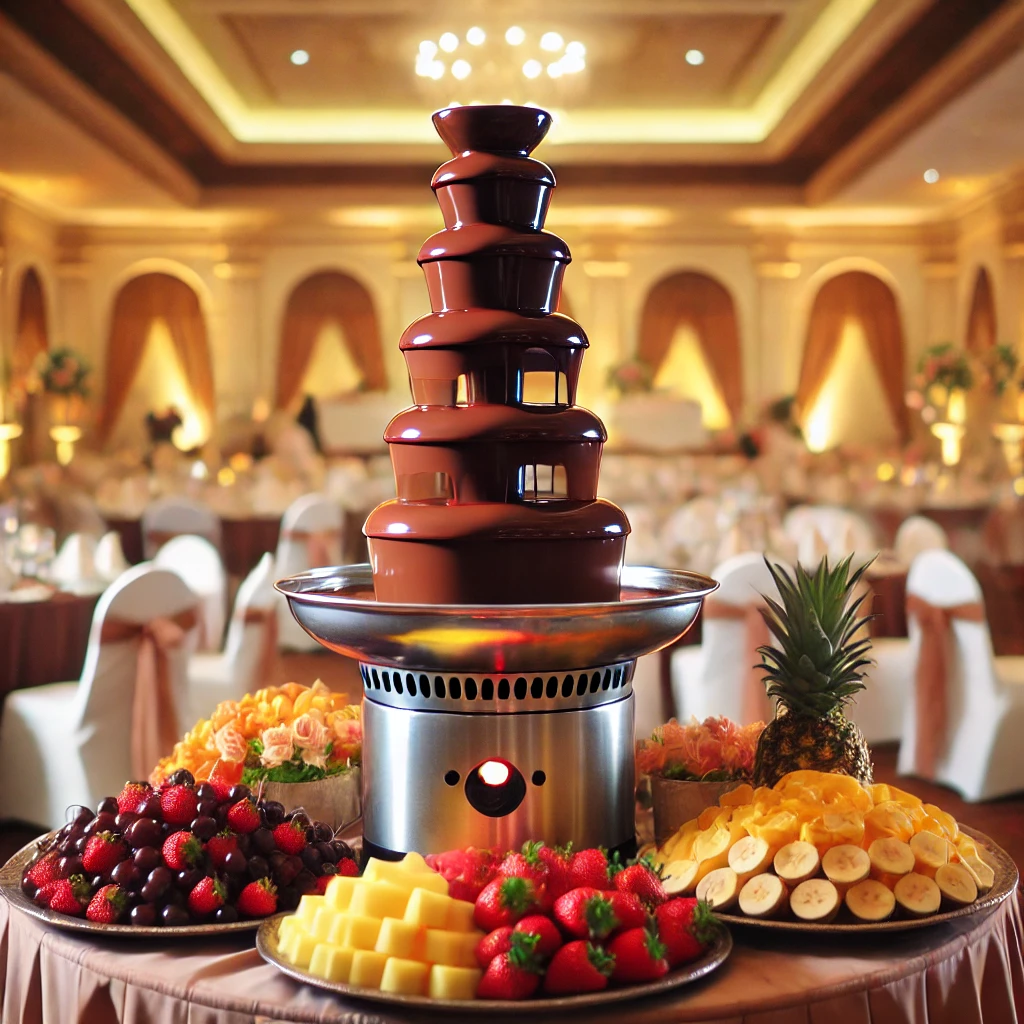 fontaine à chocolat pour un mariage