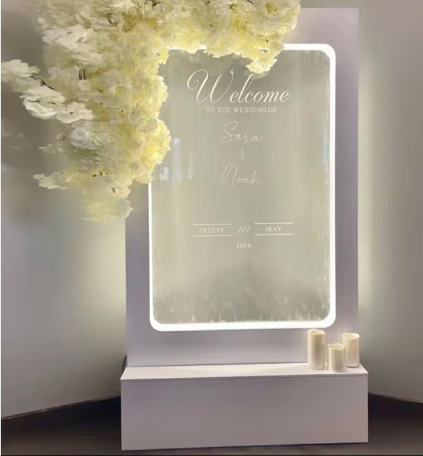 fontaine de bienvenue mariage sara & marck