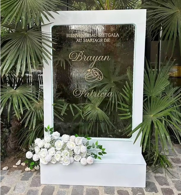 fontaine de bienvenue mariage de brayan et patricia