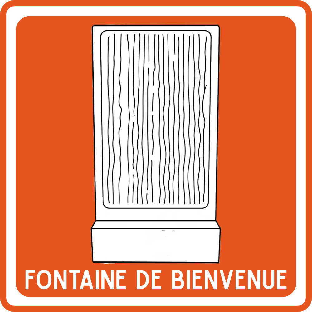 fontaine de bienvenue